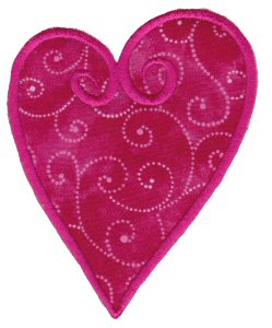 Applique Hearts 10