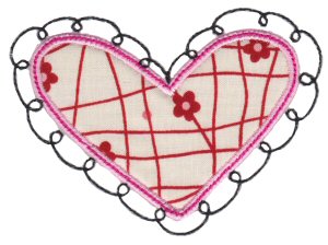 Applique Hearts 15