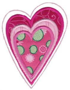 Applique Hearts 2