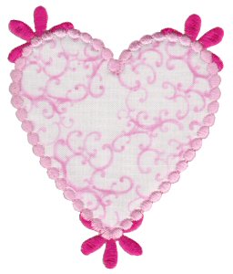 Applique Hearts 24