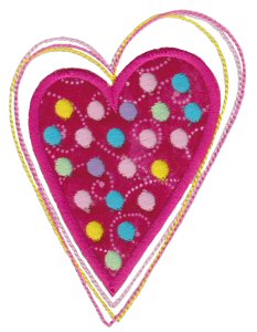 Applique Hearts 4