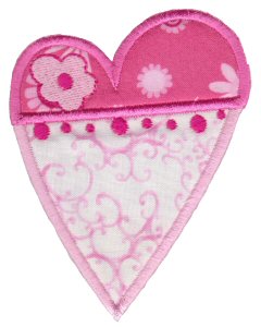 Applique Hearts 5