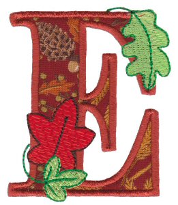 Autumn Alphabet E