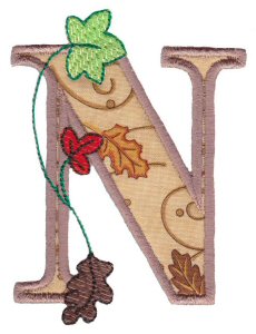 Autumn Alphabet N