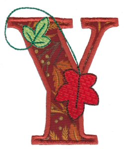 Autumn Alphabet Y
