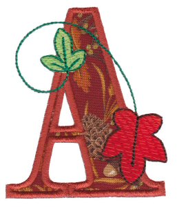 Autumn Alphabet A