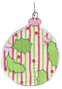Christmas Ornaments Applique 1