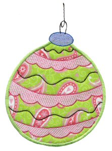 Christmas Ornaments Applique 3