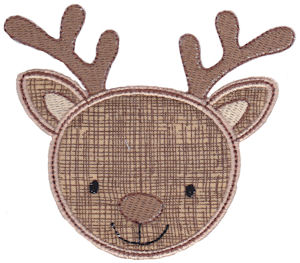 Cute Animal Faces Applique 15