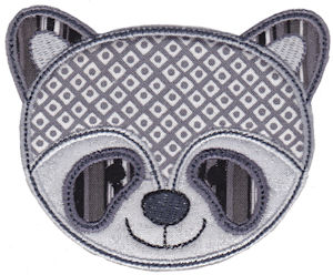 Cute Animal Faces Applique 18