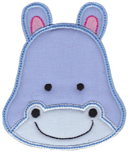 Cute Animal Faces Applique 2