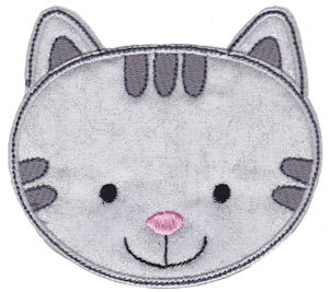Cute Animal Faces Applique 6