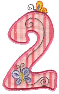 Funky Applique Numbers 2