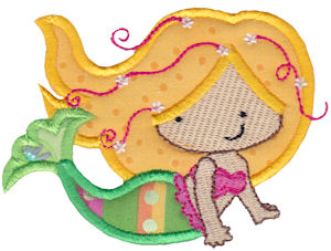Magical Mermaids Applique 11