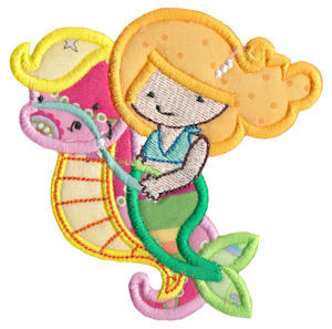 Magical Mermaids Applique 12