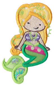 Magical Mermaids Applique 6