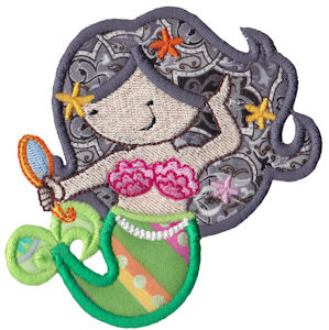 Magical Mermaids Applique 7