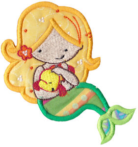 Magical Mermaids Applique 8