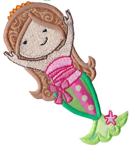 Magical Mermaids Applique 9