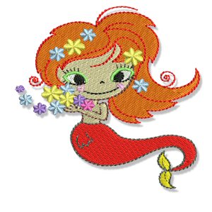 Free Mermaid Embroidery - Free Embroidery Patterns