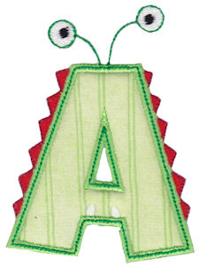 Monster Mash Alpha Applique 1