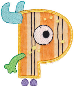 Monster Mash Alpha Applique 16