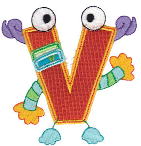Monster Mash Alpha Applique 22