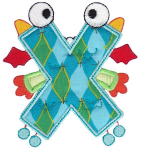 Monster Mash Alpha Applique 24