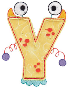 Monster Mash Alpha Applique 25