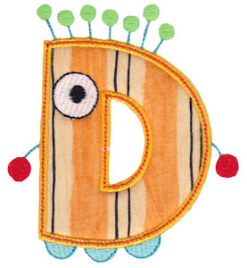 Monster Mash Alpha Applique 4