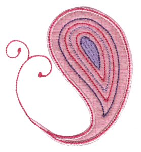 Paisley Applique 1