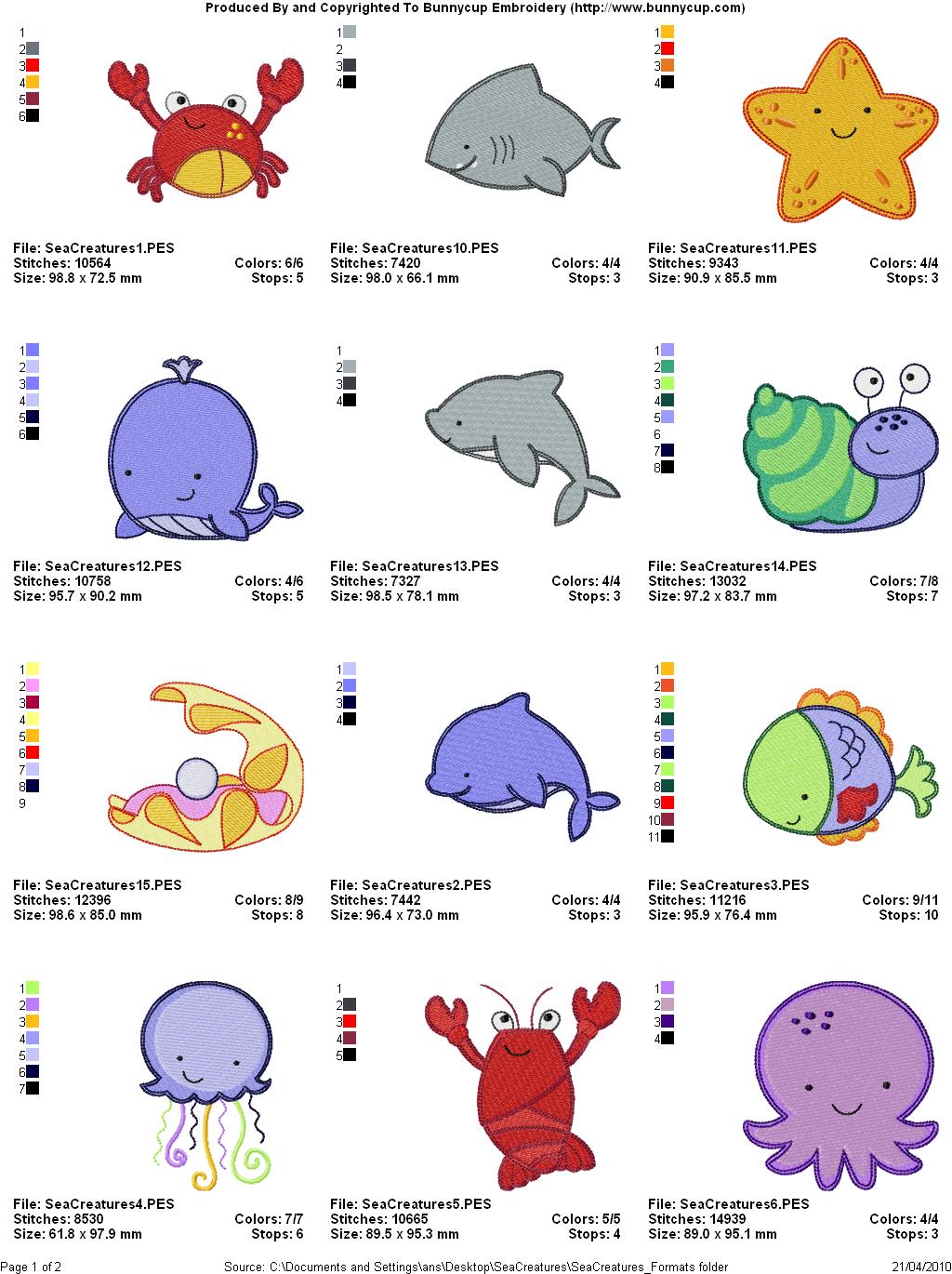 list of sea animals