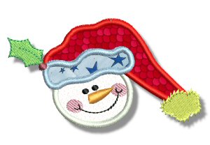 Snowman Soup Applique 1