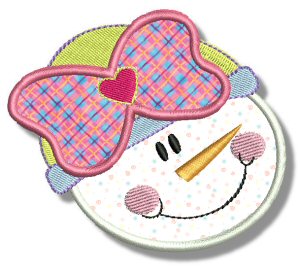 Snowman Soup Applique 10