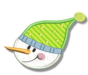Snowman Soup Applique 3
