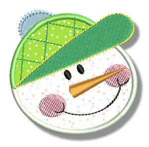 Snowman Soup Applique 6