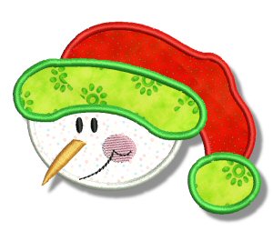 Snowman Soup Applique 8