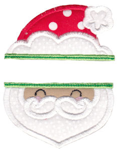 Split Christmas Applique 1