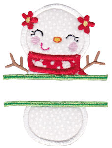 Split Christmas Applique 10