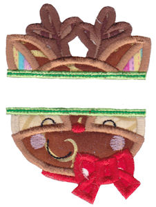 Split Christmas Applique 2