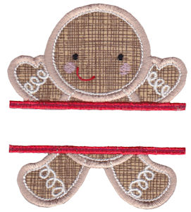 Split Christmas Applique 4