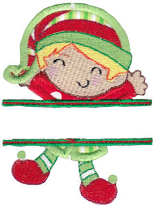 Split Christmas Applique 8