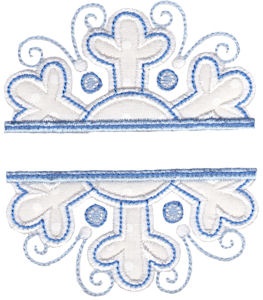 Split Christmas Applique 9