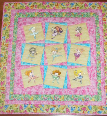 Elizabeths Ballet Cuties Quilt