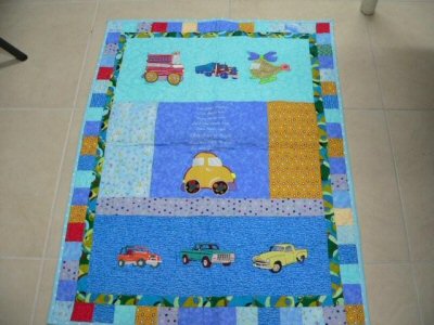 Caroles Applique Boys Toys Quilt