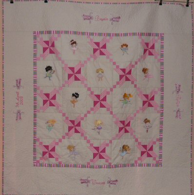 Tracys Ballet Cuties Quilt