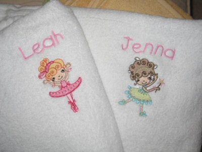 Carolines Ballet Cuties Towels