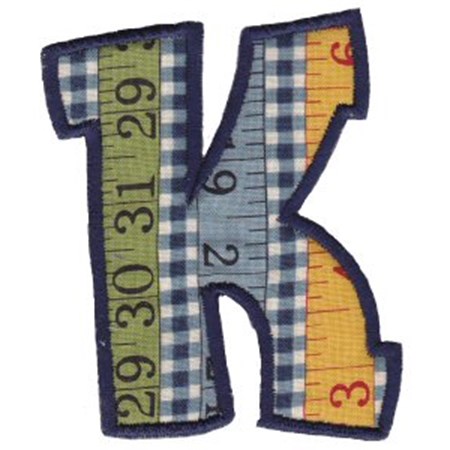 Kids Alpha Applique K Bunnycup Embroidery