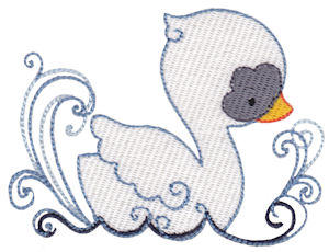 Seven Swans A Swimming