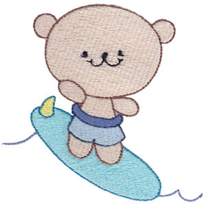 Surfing Bear